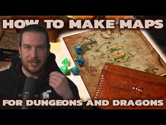 How to MAKE a MAP for your D&D world! Tutorial!