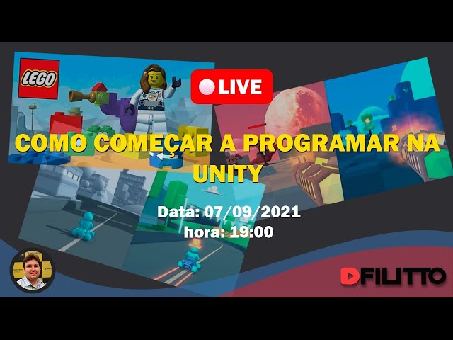 🔴 LIVE | Como começar a programar na UNITY
