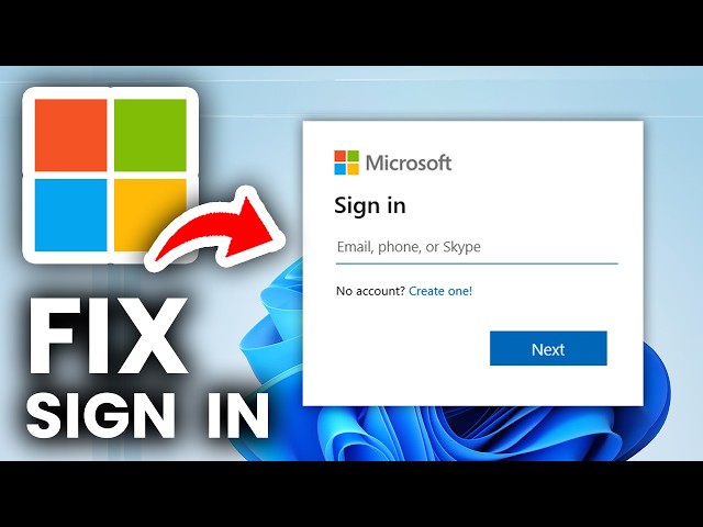 How To Fix Microsoft Account Sign In Problems - Step By Step