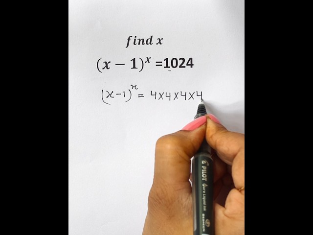A simple-looking equation with a tricky twist! | Algebra equation | Simple equation #shorts #viral