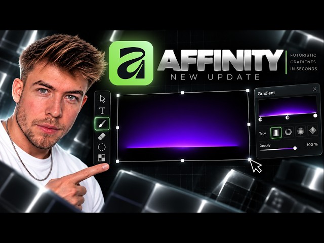 Affinity 3.3: So erstellst du futuristische Farbverläufe in Sekunden!