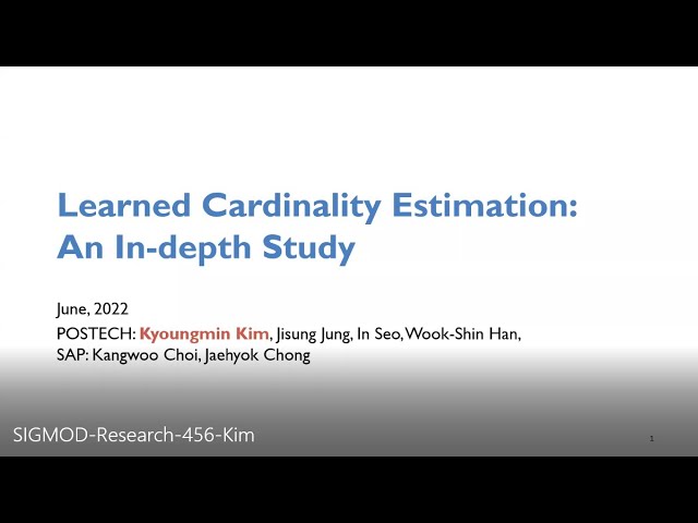 [SIGMOD 2022 Research] Learned Cardinality Estimation: An In-depth Study