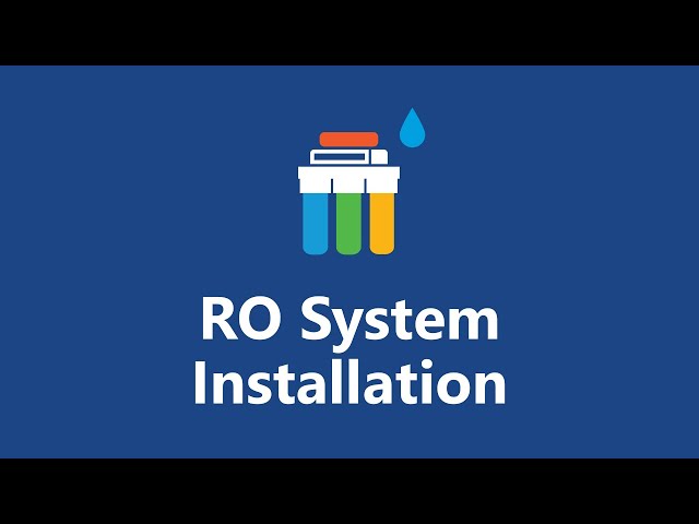 Express Water Reverse Osmosis System Installation