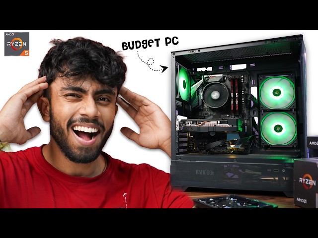 I Built a SUPER Budget Gaming PC with Ryzen 5! (Perfect for Students?)