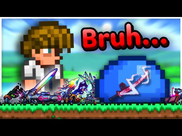 Terraria but EVERY DROP is a Random CALAMITY Item...