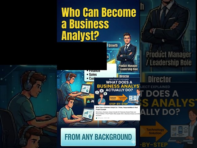 Who Can Become a Business Analyst? #education #businessanalyst #itcareers #careergrowthlab #job