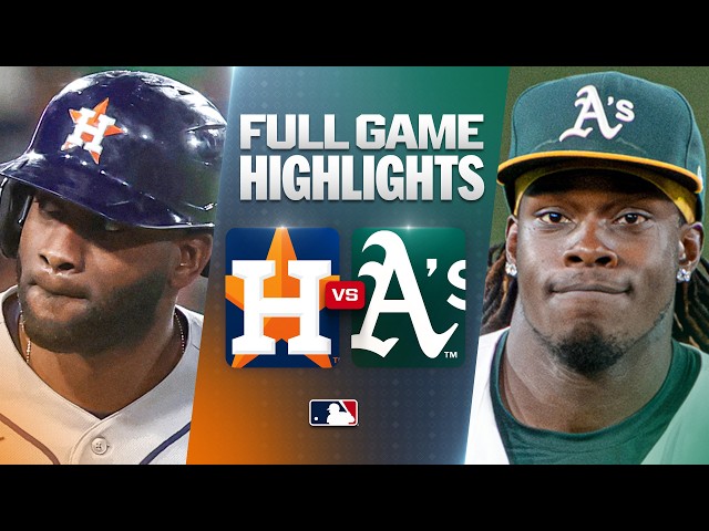 ASTROS vs. ATHLETICS: Official Full Game Highlights (September 27) | 2026 MLB Season