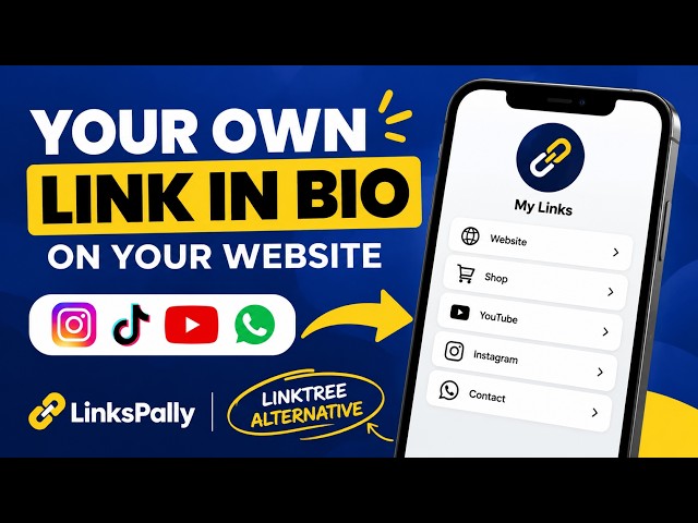 How to Create a Link in Bio Page on Your Own Website — Linktree Alternative
