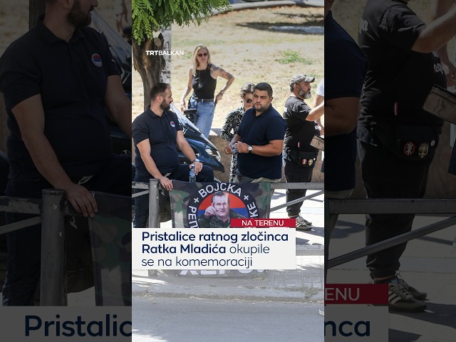 Pristalice ratnog zločinca Ratka Mladića okupile se na komemoraciji