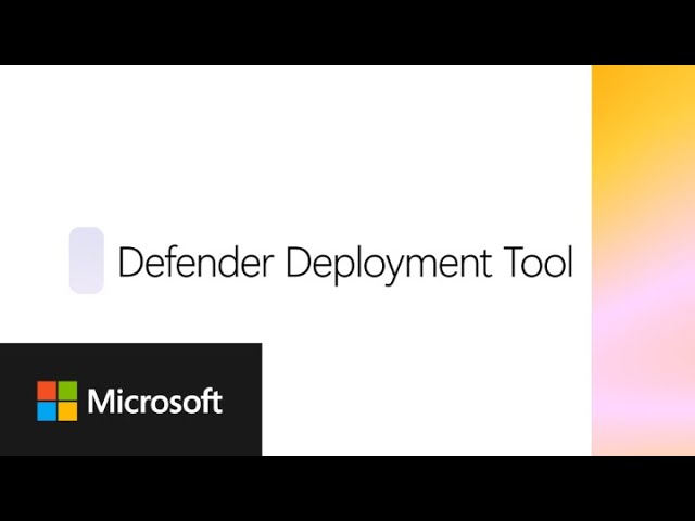 Microsoft Defender | New deployment tool in Defender