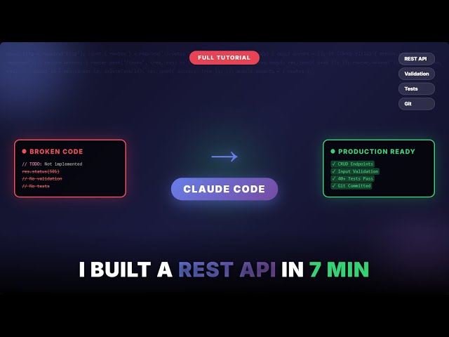 I Let AI Build My REST API - Here's What It Created