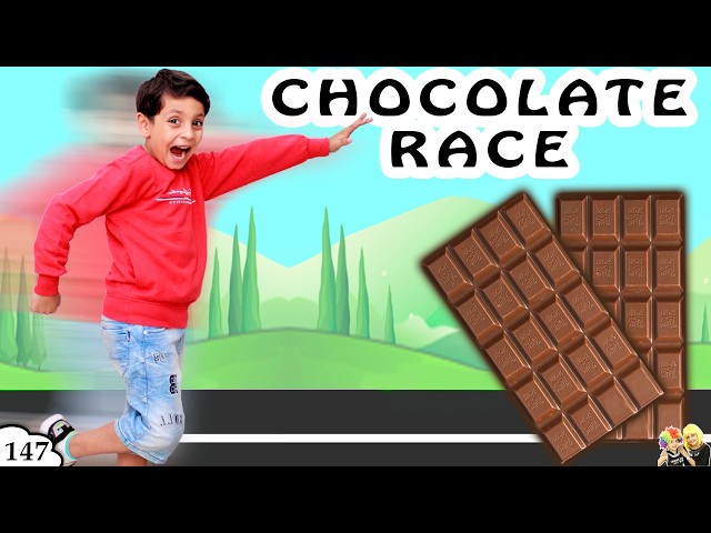 CHOCOLATE RACE | Game Sharing is Caring | Moral Value for kids | Ep 147 Aayu and Pihu Show