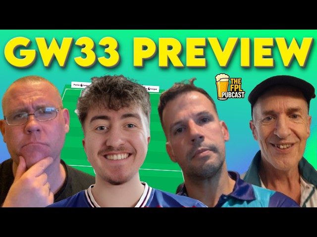 The PERFECT GW33 Free Hit Draft⁉️🤔 | FPL GW33 PREVIEW | The FPL Pubcast 25-26