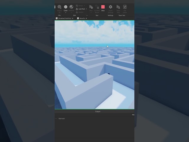How to use PATHFINDING in ROBLOX STUDIO #shorts #shortvideo #roblox #robloxstudio #coding #scripting