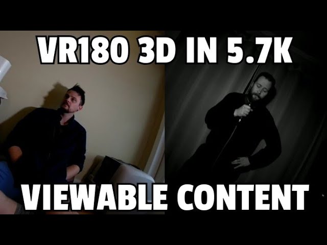 VR180 3D - 5.7K - NYC Sad Bro / Snow / "Comedy" Show