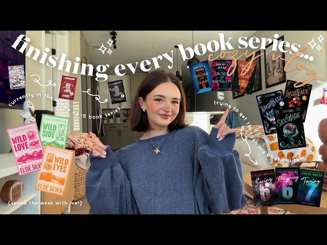 finishing EVERY BOOK SERIES i’m in the middle of 📖🍁✨getting through my physical TBR!