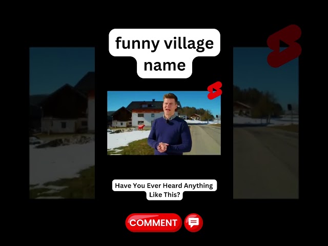 Funny Village Name #shorts #funnyvillage #trending