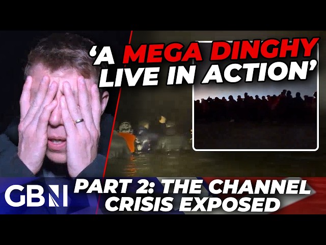 ‘Invasion of Britain’ | Patrick Christys confronts MEGA dinghy migrants on French beach BOUND for UK