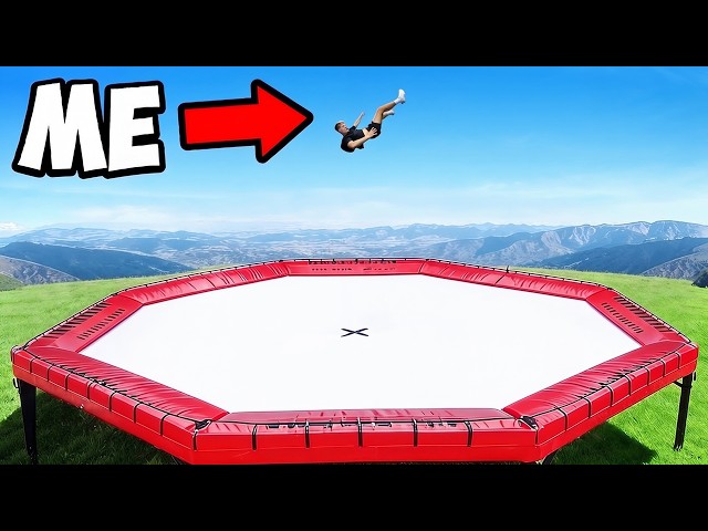 I Built the World's BIGGEST Trampoline!