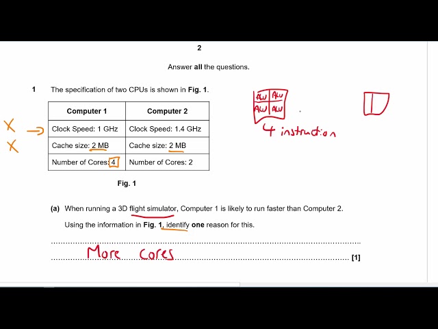 OCR J277 GCSE Computer Science Sample Paper 1 Walkthrough