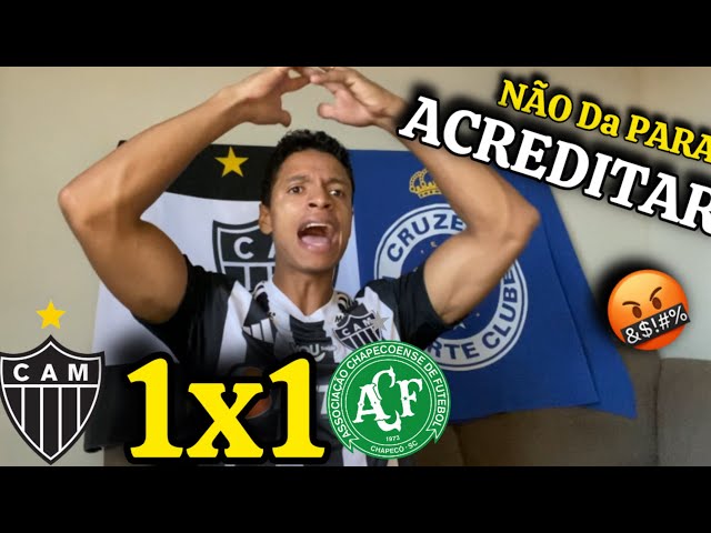 REACT ATLÉTICO MG 1-1 CHAPECOENSE BRASILEIRÃO | BITTER DRAW FOR ATLÉTICO FANS