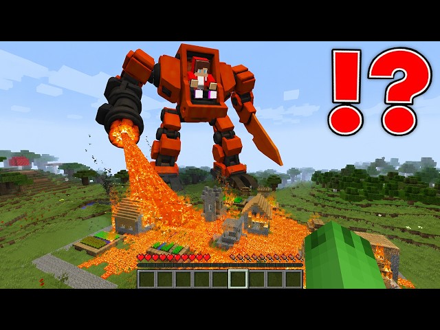 JJ Build a GIANT LAVA MECH ROBOT ?!