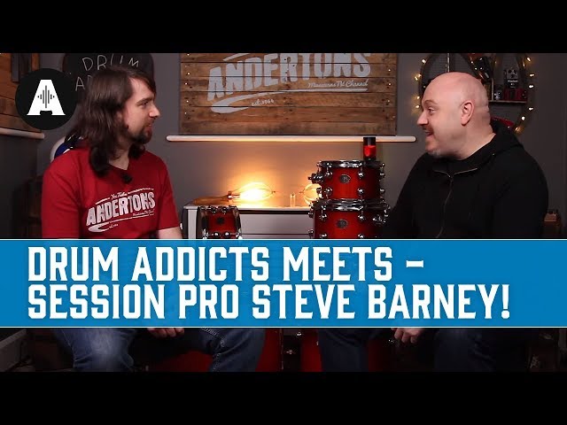 Drums Addicts Meets Steve Barney drummer for Anastacia, Jeff Beck & Annie Lennox