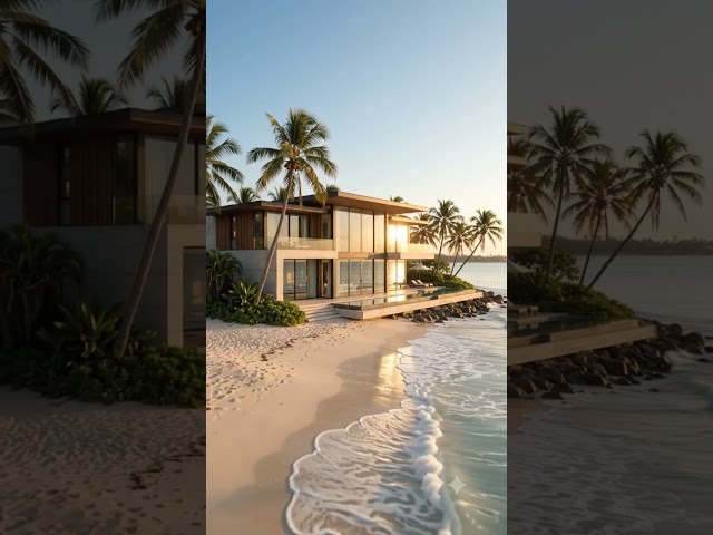 Dream home by the beach! 🌊🏡❤️
