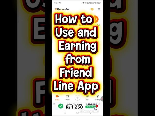 Friend Line App Se Daily Earning? | How to Earn Money from Friend Line App. #shorts