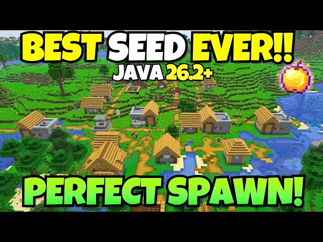 🔥[S+TIER GOD SEED] BEST SEED for MINECRAFT JAVA Edition (26.3) 4 blacksmith village