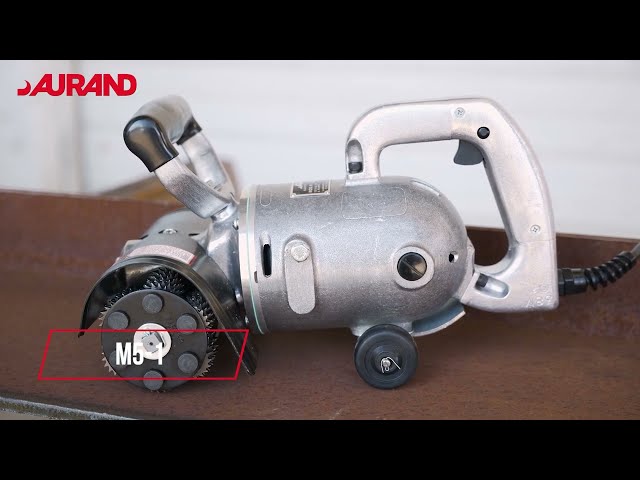 Aurand M5-1 115V Electric 8" Surface Scaler | Heavy-Duty Tool with Hardened Steel Cutters