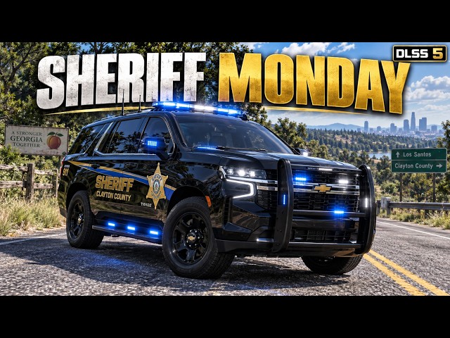 GTA 5 MODS LSPDFR: Clayton County Tahoe Takes Over With DLSS 5! | Sheriff Monday