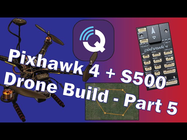 Pixhawk 4 Autonomous Mission (Flight) and Telemetry | Pixhawk 4 + S500 Drone Build Tutorial | Part 5