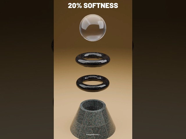 Blender 3D Soft body Physics Simulation #blender3d #animation #satisfyingvideo