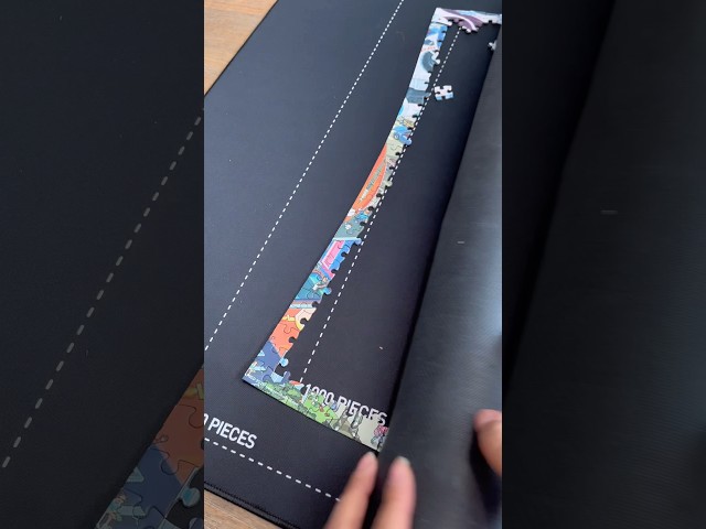This puzzle mat is GENIUS! #puzzles #puzzle #jigsawpuzzle #amazon