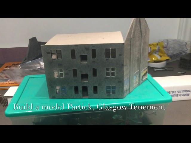 No. 20 How to| Tutorial | Build A Partick, Glasgow Model Tenement Building