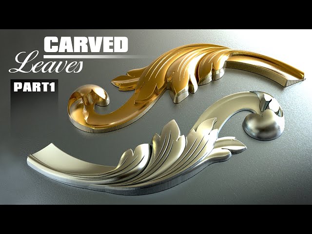 artcam 2018 tutorial I Carved Leaves I part 1