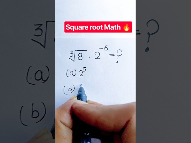 Square root Math 🔥