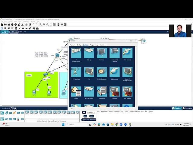 All In One Lab : VLANs, OSPF , HSRP , Etherchannel, NAT , DTP - Part 03