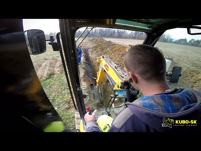 JCB 8085 - Excavator leveling testing with iDig