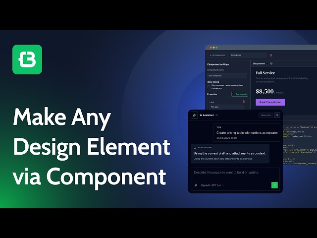 How to Make Any Design Element with CrocoBuilder Components