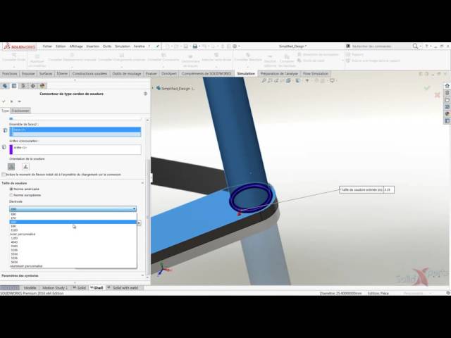 SOLIDWORKS Simulation - Weld Bead Connector - June 2016