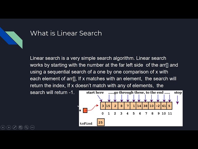 9.2.2 linear search