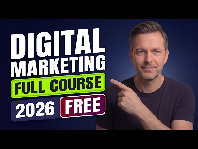 Digital Marketing Full Course 2026 | Free Training for Beginners
