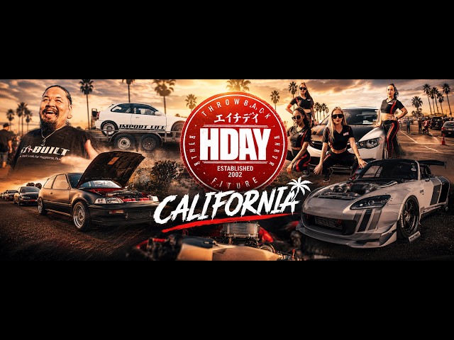 HDAY Cali 2025 Aftermovie | The Biggest Honda VIP Show / Honda Drag Racing Weekend in California