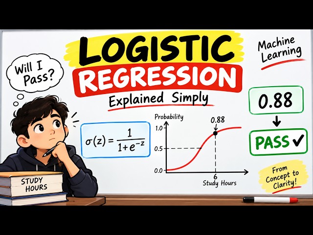 Logistic Regression Explained Simply | Machine Learning for Beginners