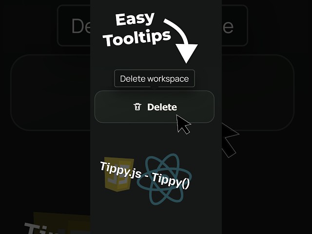 Make Beautiful Tooltips in Seconds #coding #css #webdevelopment #javascript #frontend #js #reactjs