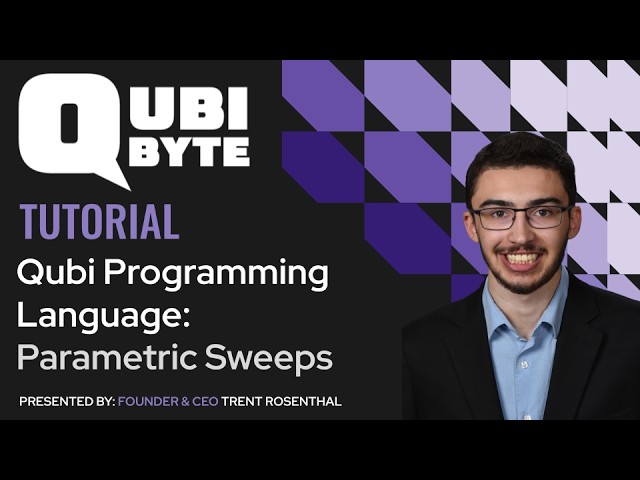 Qubi Programming Language Tutorial #16: Parametric Sweeps | Qubibyte