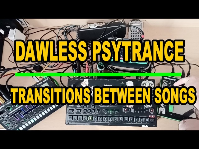 Dawless psytrance - Making transitions between songs