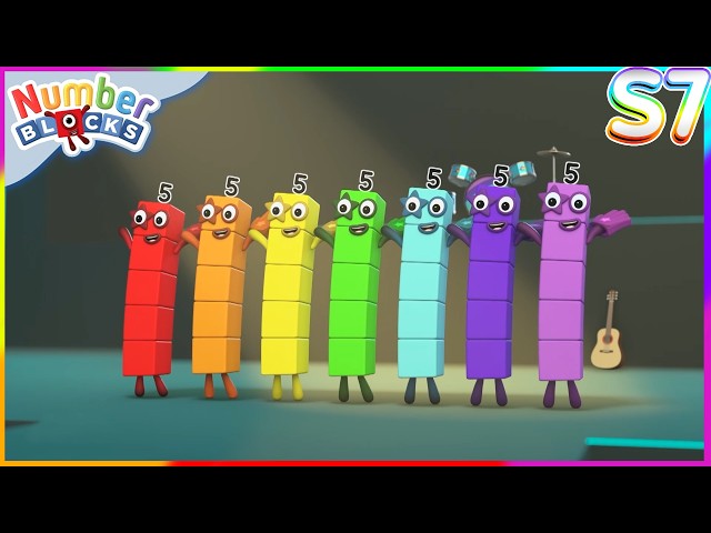 Alineamiento All Star | Episodio completo - 07x03 | Numberblocks Español